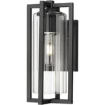 Z-lite 5013S-BK Aura Outdoor Wall Light In Black, G9. Fixed Price $156.00.