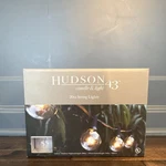 Hudson 43 20 String Lights Glass Indoor Outdoor Clear 240IN Ul Certified. Fixed Price $13.00.