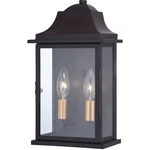 Vaxcel Bristol 2 7.5" Outdoor Wall Light, Gold/bronze - T0565. Fixed Price $197.99.