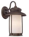 Satco Nuvo 62/631 Led Outdoor Wall Mount - Bethany 14 Inch Mahogany Bronze. Fixed Price $150.00.