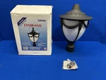 Dabmar Lighting Fixture, Post Top, GM480, Cast, Textured Black. Fixed Price $125.00.