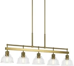 Kichler 52404 Eastmont Light 50"W Linear Chandelier - Brass. Fixed Price $547.99.
