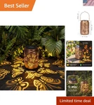 Elegant Butterfly Solar Lantern: Waterproof Outdoor Decor For Garden & Gifts. Fixed Price $16.99.