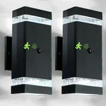 Rosykite Motion Sensor Outdoor Wall Lights Dusk To Dawn Exterior Fixtures. Fixed Price $178.43.