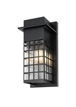 Elegant Lighting OD360W15 Palmer 15" Tall Outdoor Wall Sconce - Black. Fixed Price $118.00.
