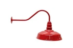 The Red 16 Inch Standard Steel Dome, 23 Gooseneck Barn Light. Fixed Price $179.00.