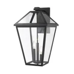 Z-lite Talbot 3 Light Small Outdoor Wall Sconce, Black 579B-BK. Fixed Price $298.00.
