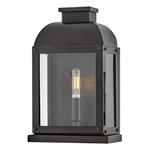 Hinkley Tiverton 1LT Outdoor Wall Mount, Dark Oxidized Brass/clear - 28830DX. Fixed Price $449.00.