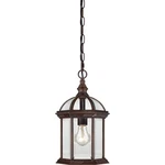 Nuvo Boxwood Light 14" Outdoor Hanging W/ Clear Glass, Rustic Bronze 60-4978. Fixed Price $83.99.