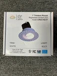 3" 7.5W Round Regressed Gimbal Led Downlight Black, LOTUS-LRG3-HO-IT. Fixed Price $30.00.