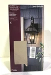 Home Decorators Glenneyre 2-LIGHT Large Espresso Bronze Wall Lantern Clear Glass. Fixed Price $49.99.
