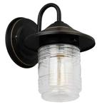Design House 588558-ORB Jelly Jar 9" Tall Outdoor Wall Sconce Bronze. Fixed Price $51.97.