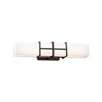 Justice Design Fusion Structure Led Bath Bar, Dk Brz, Opal. Fixed Price $478.40.