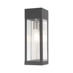 Livex Barrett Light 15" Outdoor Wall Lantern, Scandinavian Gray 20873-76. Fixed Price $149.96.