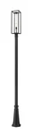 Z-lite 584PHBR-519P Dunbroch 122" Tall Outdoor Single Head Post Black. Fixed Price $702.00.