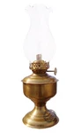 Antique Brass Table Lantern Glass Oil Lamp Home Decoration 9.5 Inch Best Gift. Fixed Price $35.00.