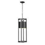 Z-lite Luca Light Outdoor Chain Mount Fixture, Black/etched 517CHB-BK-LED. Fixed Price $458.00.