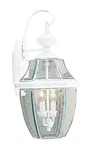 Livex Lighting 2251-03 Monterey 20 Inch White Outdoor Wall Lantern. Fixed Price $293.96.