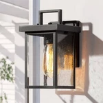 Lnc 1-LIGHT Modern Farmhouse Agades Black Outdoor Wall #A04122. Fixed Price $29.93.
