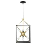 Hukoro Alfa 9-LIGHT 12.2 In. Modern Rectangle Lantern Pendant. Fixed Price $51.66.