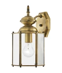 Livex Lighting 2007-01 Outdoor Traditional Wall Lantern, Antique Brass. Fixed Price $69.95.