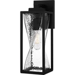 Matte Black One Light Outdoor Wall Mount From The Zarah Collection. Fixed Price $149.99.