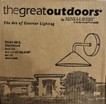 The Great Outdoors 73181-L City Streets Led Wall Sconce 8-1/2"W In Sand Coal. Fixed Price $98.99.