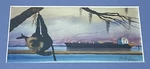 Framed Signed Steven Jordan Print Morgan Island Charleston Sc Monkey Oil Tanker. Fixed Price $149.99.