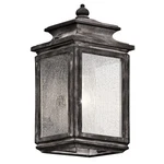 Kichler 49501 Weathered Zinc Wiscombe Park 1-LIGHT 12.25" Outdoor Wall. Fixed Price $215.99.