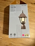 Hampton Bay Exterior Post Lantern Light Clear Beveled Glass. Fixed Price $40.00.