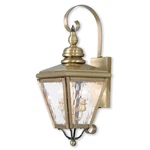 Livex Lighting 2031-01 Cambridge Outdoor Wall Antique Brass. Fixed Price $549.96.