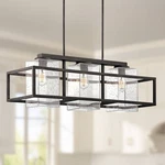 Kichler Wright 36" Wide Zinc Kitchen Island Light Outdoor Chandelier. Fixed Price $1064.99.