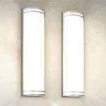 Asd 24 Inch Led Outdoor Sconce Lights 25W 120-277V 3000K 4000K 5000K Nickel Ex. Fixed Price $85.97.