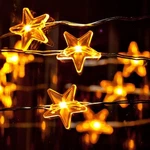 Gerson 39194 Star String Led 20 Light Silver Wire Warm White Miniature Garden. Fixed Price $10.44.