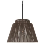 Capital Lighting 956311 Jasper 23"W Outdoor Pendant - Umber / Black. Fixed Price $378.00.