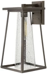 Hinkley Burke 16 3/4" High Bronze And Clear Glass Outdoor Wall Light. Fixed Price $329.00.