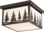 Vaxcel Lighting OF33412 Yosemite Flush Mount Outdoor - Bronze. Fixed Price $188.99.