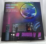 Olywei 17.6 Wall Sconce Sand Art Lighting Decor With Remote Rgb Colors Change. Fixed Price $80.00.