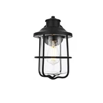 Elegant Lighting Huxley 7" Outdoor Wall Sconce, Black/white - OD808W12BK. Fixed Price $126.00.