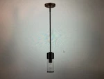 Livex Lighting Mini Pendant Black Crome 17140-46. Fixed Price $59.00.