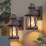 2-PACK Porch Lights Outdoor, Bronze Outside For House, Waterproof Exte.... Fixed Price $101.99.