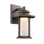 Chloe Lighting Owen Led Rubbed Bronze Outdoor Wall Sconce Fixture 12" Tall. Fixed Price $35.99.