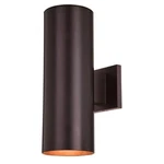 Vaxcel Chiasso 2 14" Outdoor Wall Light, Deep Bronze/clear Glass - T0654. Fixed Price $93.99.