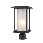 Trans Globe Lighting 51403 Shaakar 16" Tall Post - Black. Fixed Price $114.00.