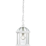 Nuvo Boxwood Light 14" Outdoor Hanging W/ Clear Beveled Glass, White 60-4977. Fixed Price $83.99.