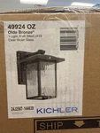 Kichler Capanna 1-LIGHT Outdoor Wall Lantern Olde Bronze 49924 Oz. Fixed Price $49.95.