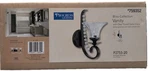 Progress Lighting Antique Bronze Vanity Sconce Fluted Glass 60W F1. Fixed Price $23.96.