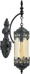 Rustic Amber Glass Wall Sconce - Vintage Antique Lantern For Home Decor. Fixed Price $128.99.