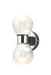 Light Bulb Wall Sconce In Chrome From The Arnsberg H2O Collection. Fixed Price $89.99.