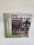 16 Led Umbrella Light By Astonica Outdoor Living - Fits 1.5" Poles. Fixed Price $15.16.